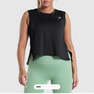 Gymshark Black Muscle Tee for Women